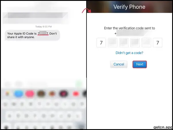 Verify your Apple ID Phone