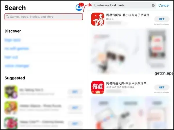 Netease Music is not available on the App Store (overseas)