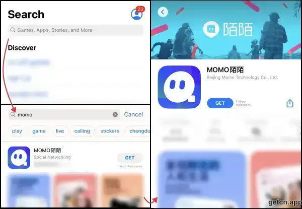 Get MOMO App on the App Store (overseas)