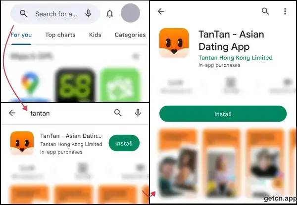 Get TanTan App from the Google Play